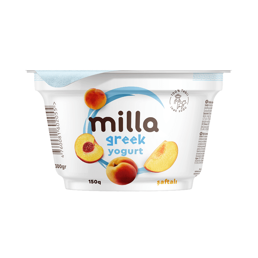 Milla Greek yoğurt şaftalı 150q