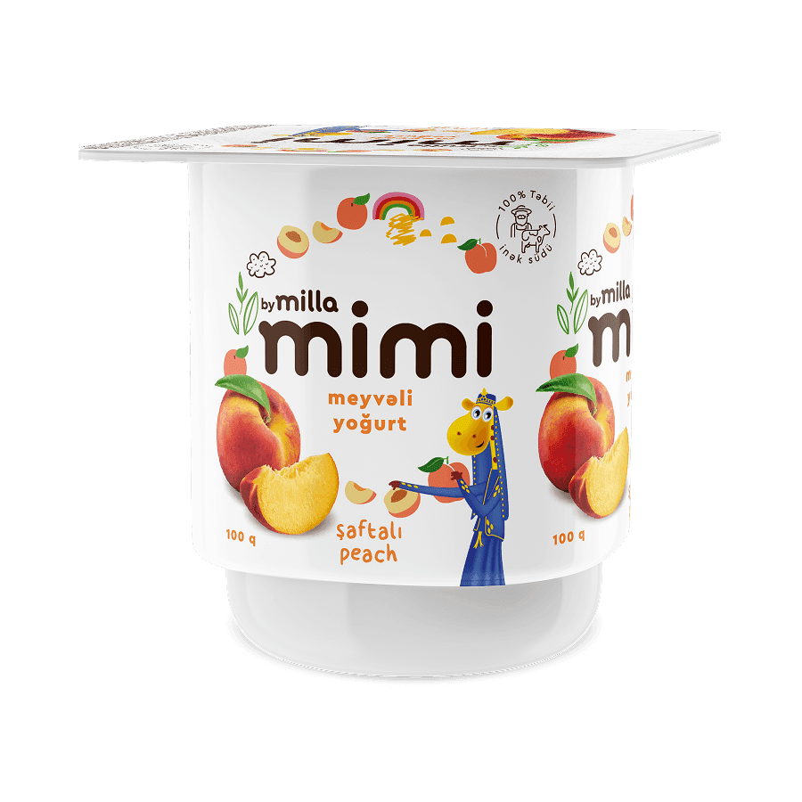 Mimi Yoğurt Şaftalı 100qr