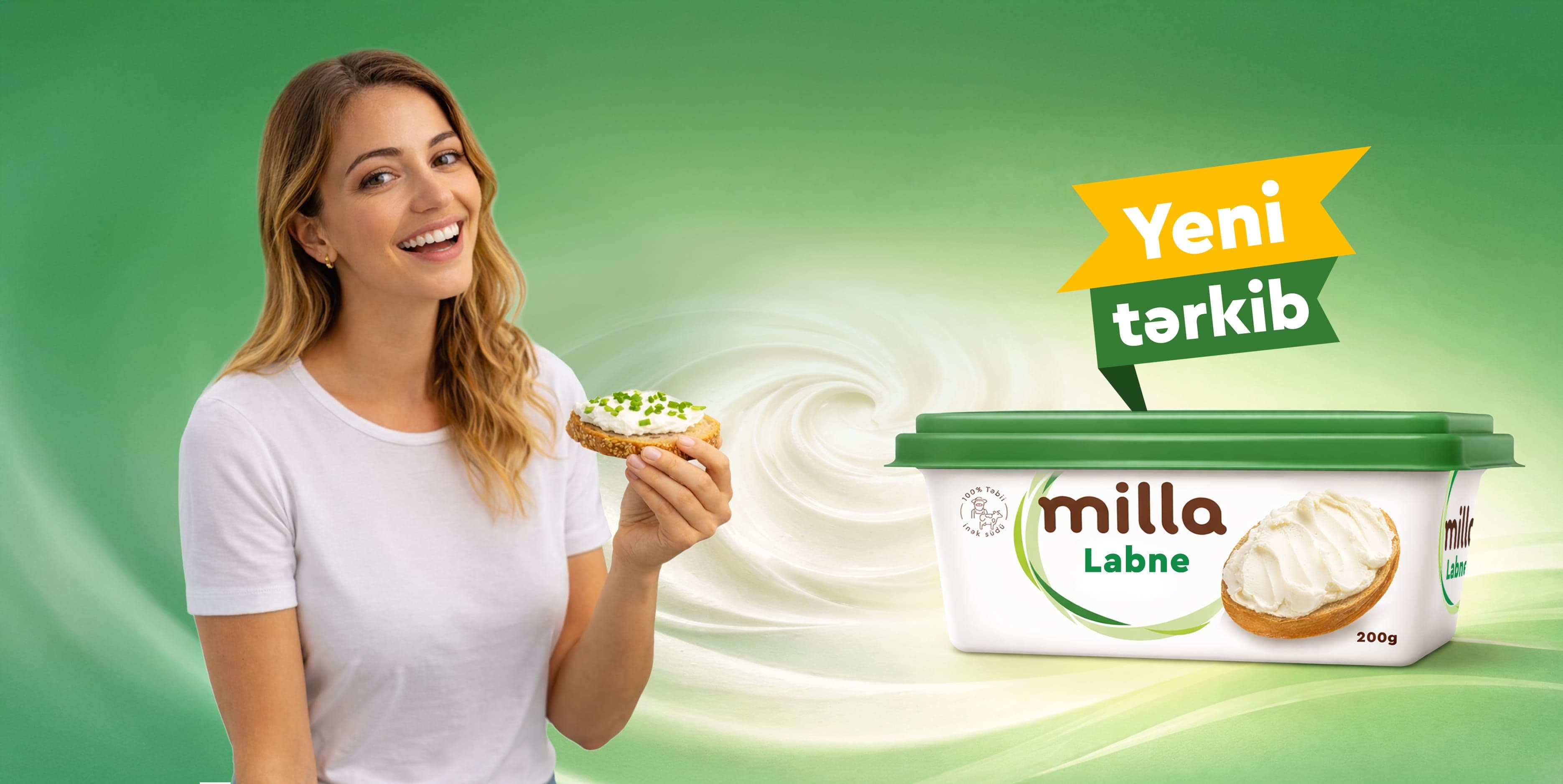 Milla Labne - artıq daha kremvari, daha ləzzətli!