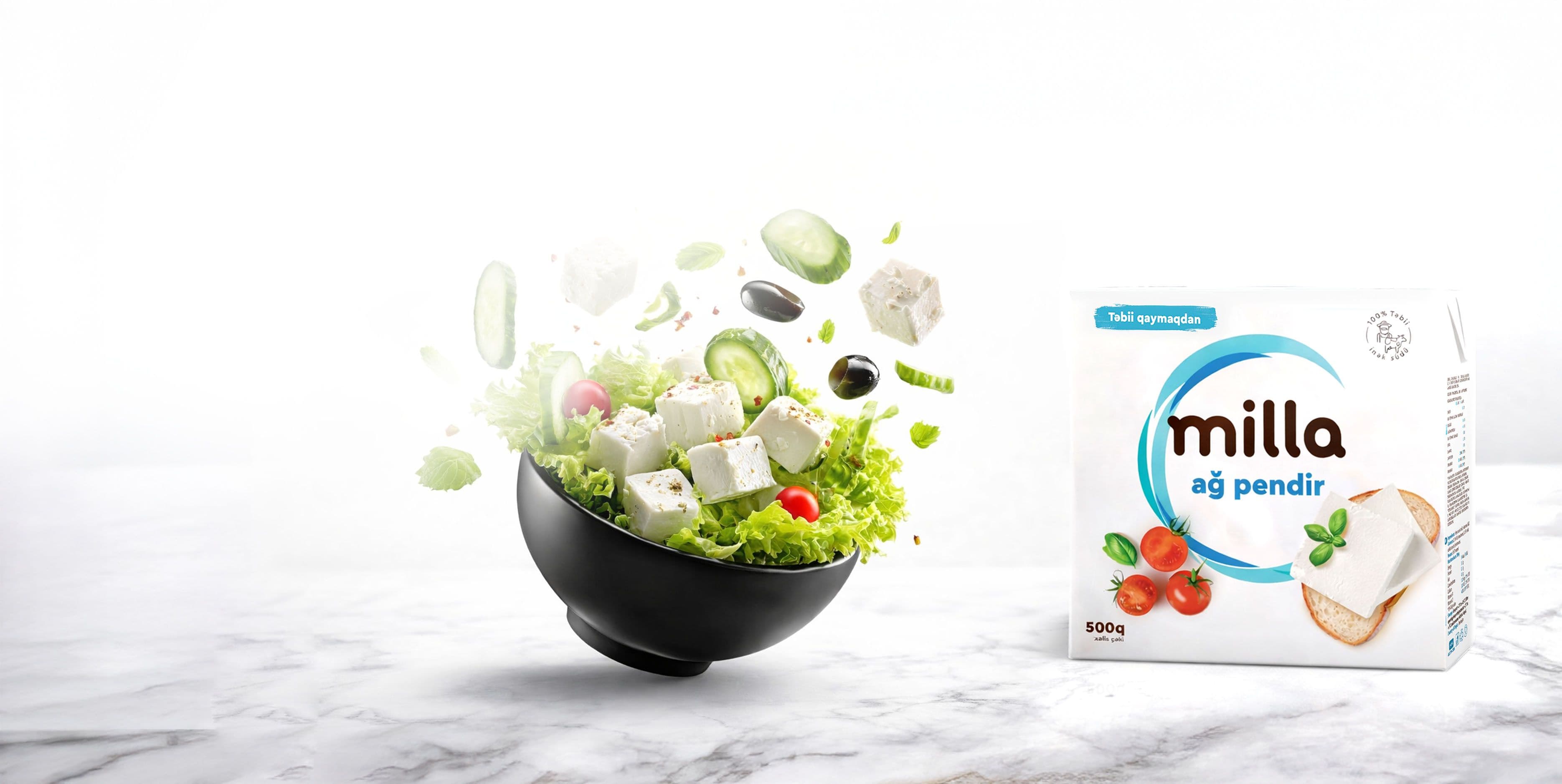 Təbii süddən, təbii qaymaqdan!