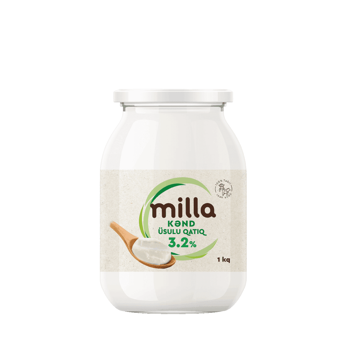 Milla Kənd Üsulu Qatıq 3.2% 1 kq