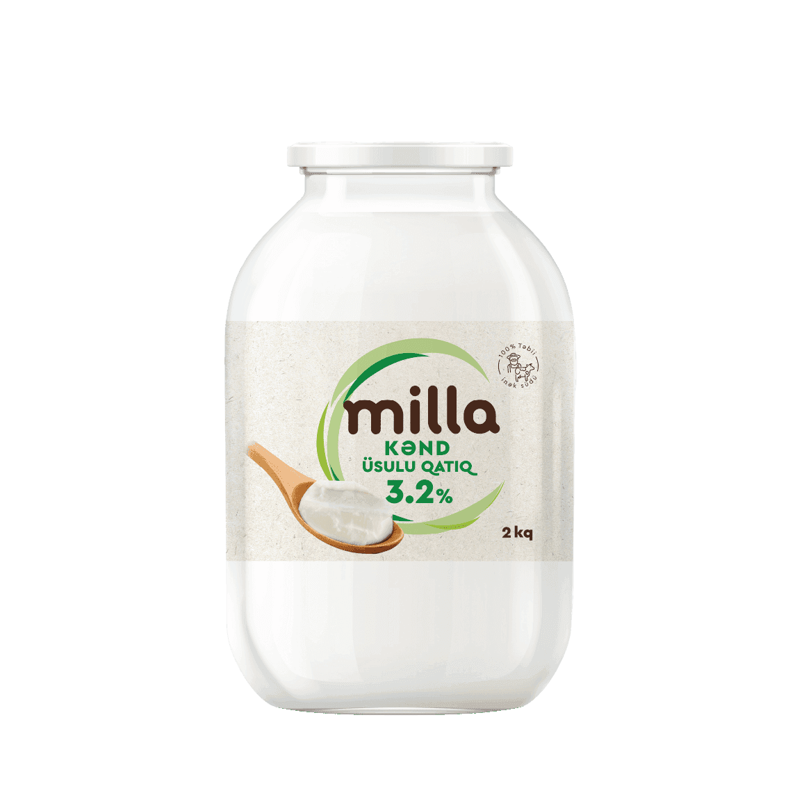 Milla Kənd Üsulu Qatıq 3.2% 2 kq