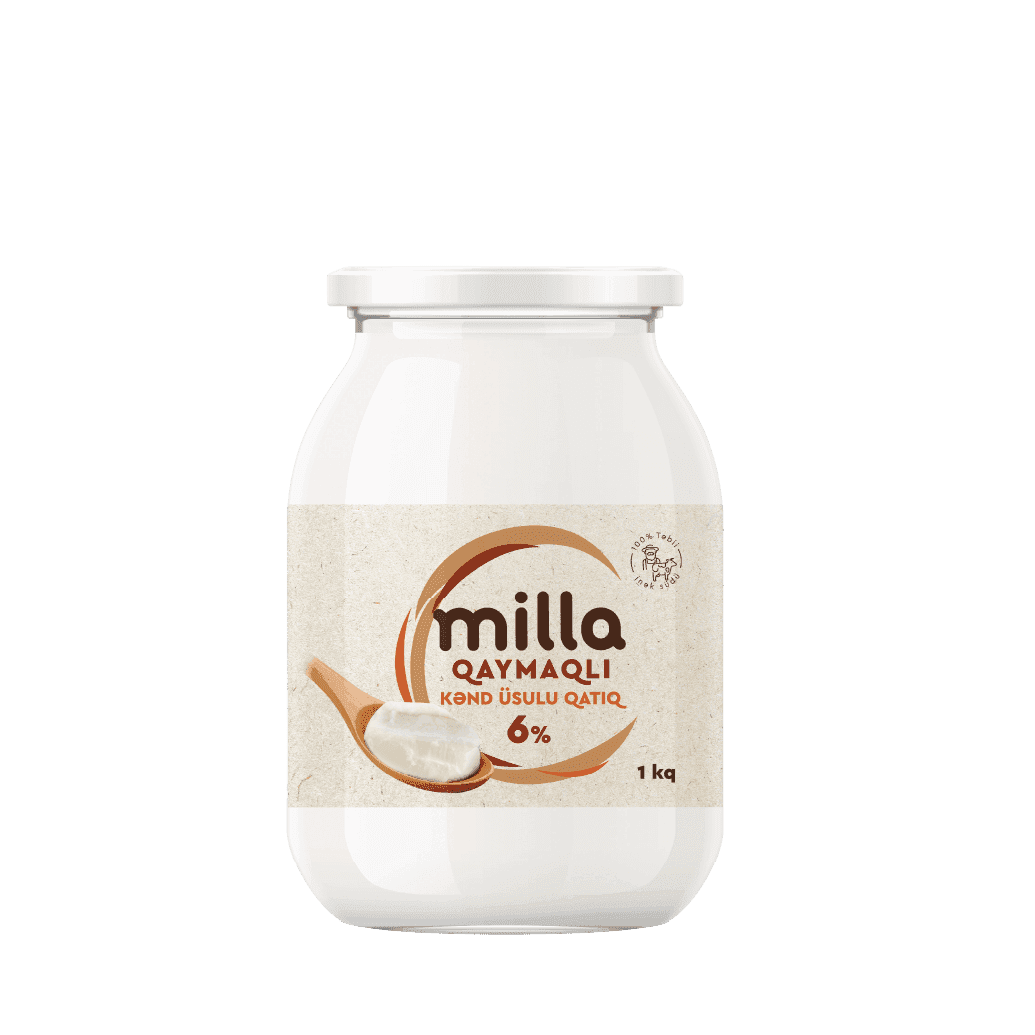 Milla Qaymaqlı Qatıq 6% 1 kq